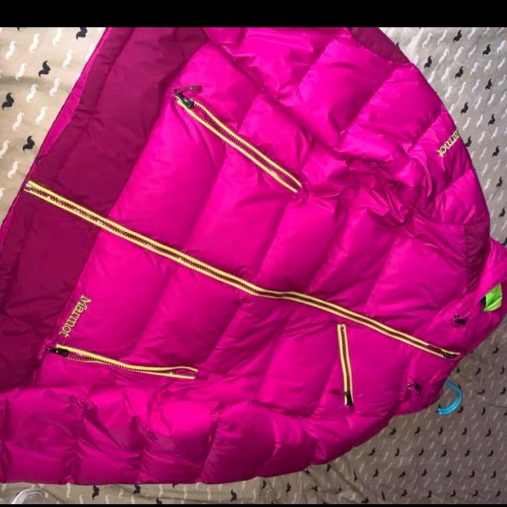 Marmot Vibrant Pink women Puffer Jacket